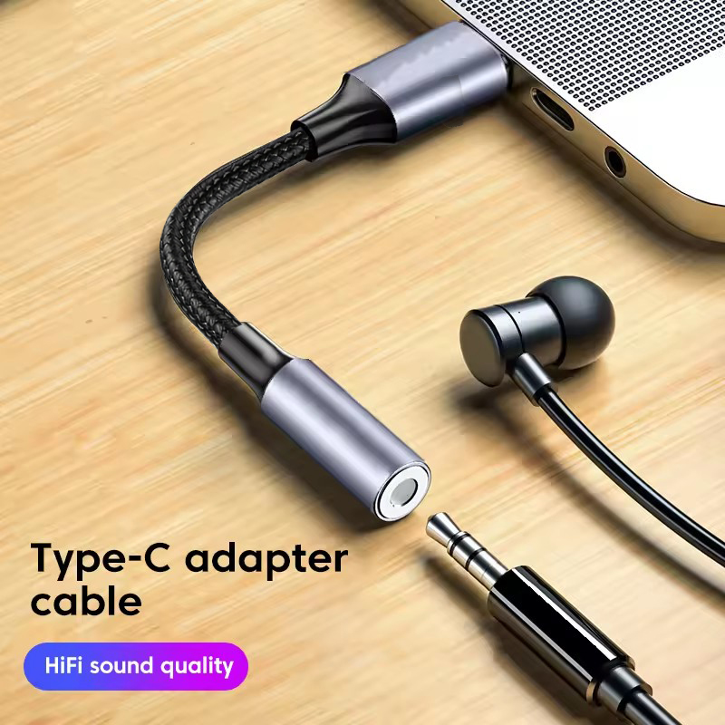 Audiophile Headphone Wired - Adapter audio USB-C DAC Typu C