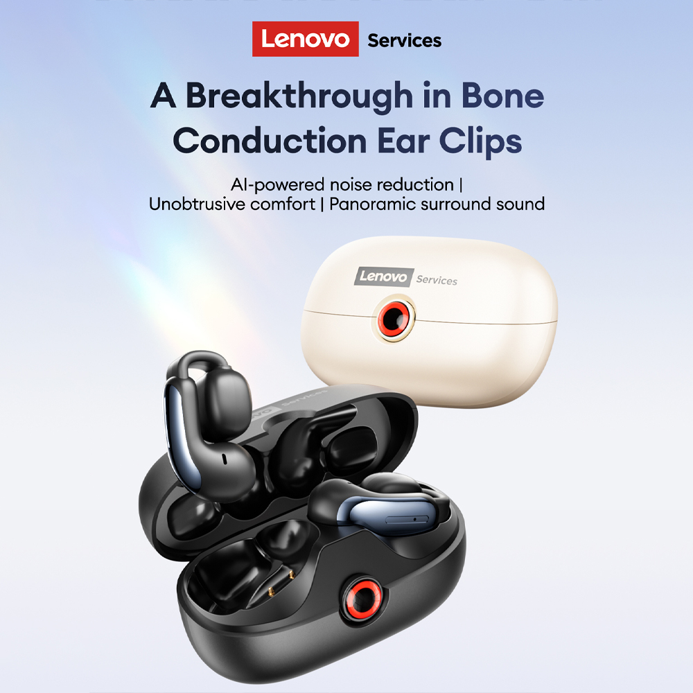 Earbuds Charging Case - Słuchawki Lenovo LES-108 z przewodnictwem kostnym,