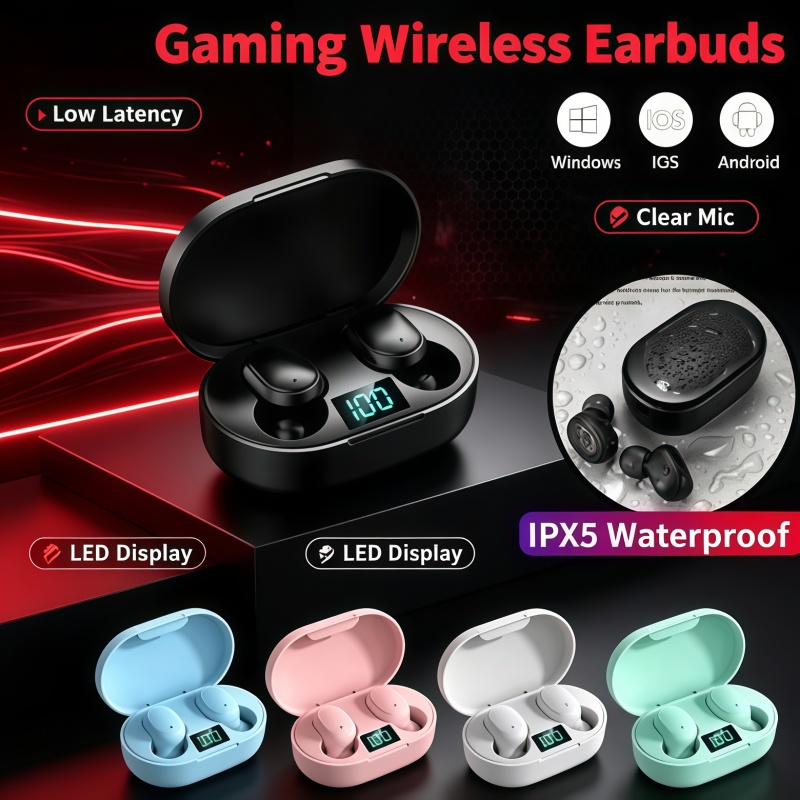 Bluetooth Headset On Ear - Nowe bezprzewodowe słuchawki Bluetooth E6S, zestaw