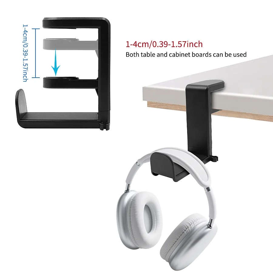 Headphone Stand Desk - 360 ° Obrotowy uchwyt na słuchawki,