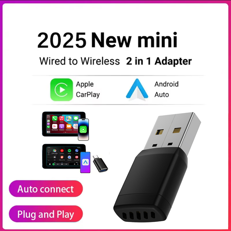 Bluetooth Adapter Receiver - Adapter bezprzewodowy Smart Wireless CarPlay Android
