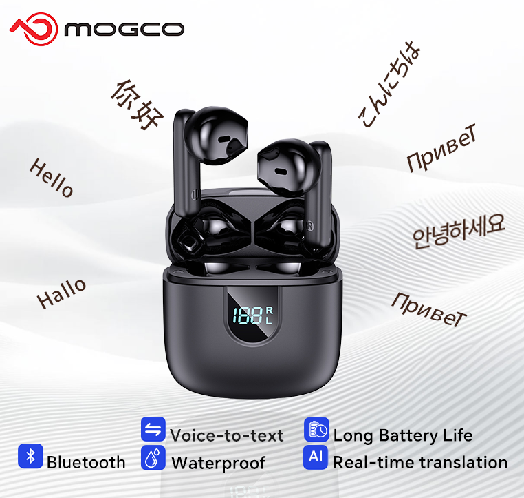 Noise Cancelling Headphone - Słuchawki douszne A18 AI Translator 164