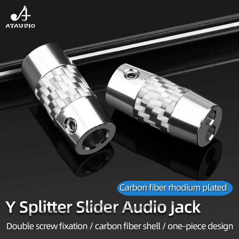 Audio Splitter Y - 4 sztuki z włókna węglowego Y