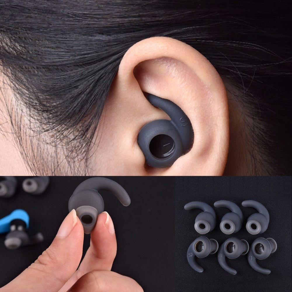 Sports Earphone Hook - 3-parowe sportowe słuchawki douszne S/M/L Silikonowe