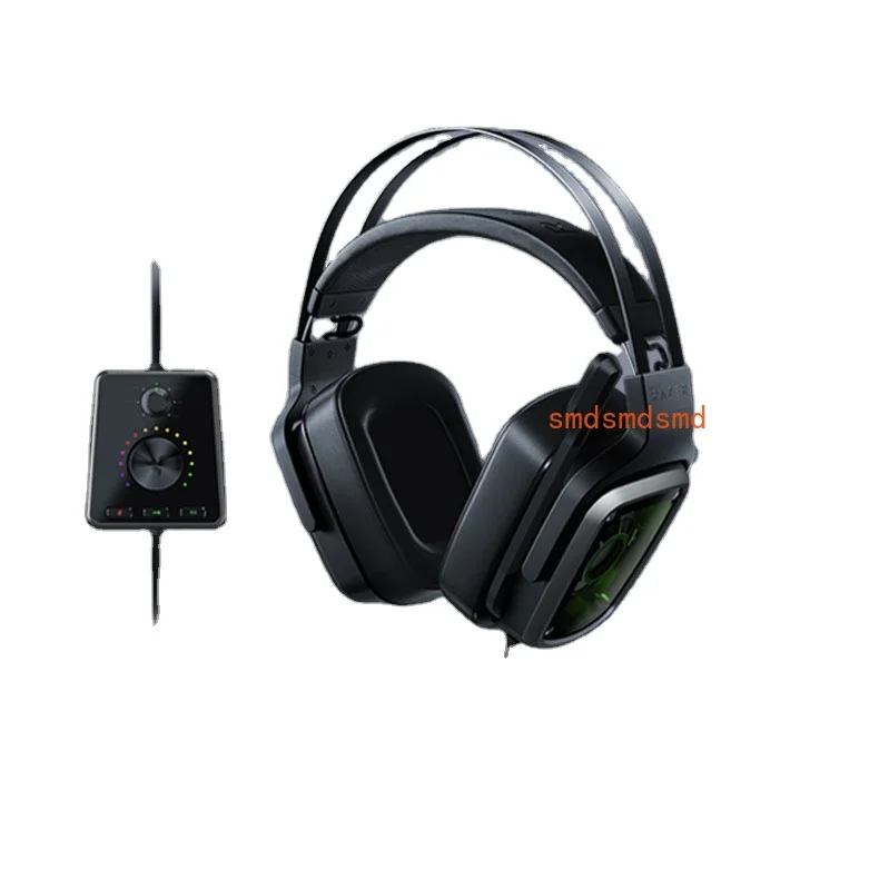 Gaming Headset Rgb - Przewodowy zestaw słuchawkowy BBRazer Tiamat 7.1