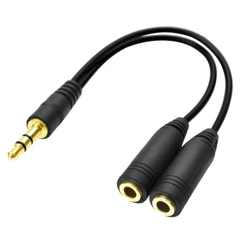 Earphone Splitter Jack - Rozgałęźnik słuchawek, przedłużacz 3,5 mm Audio