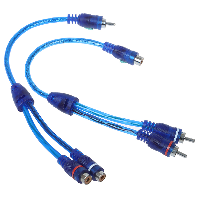 Audio Splitter Y - Samochodowy rozdzielacz MP3 Audio RCA Y