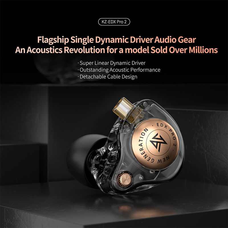 KZ EDX Pro 2 Ultra-linear Dyna – In Ear Monitor Iem recenzja i cena
