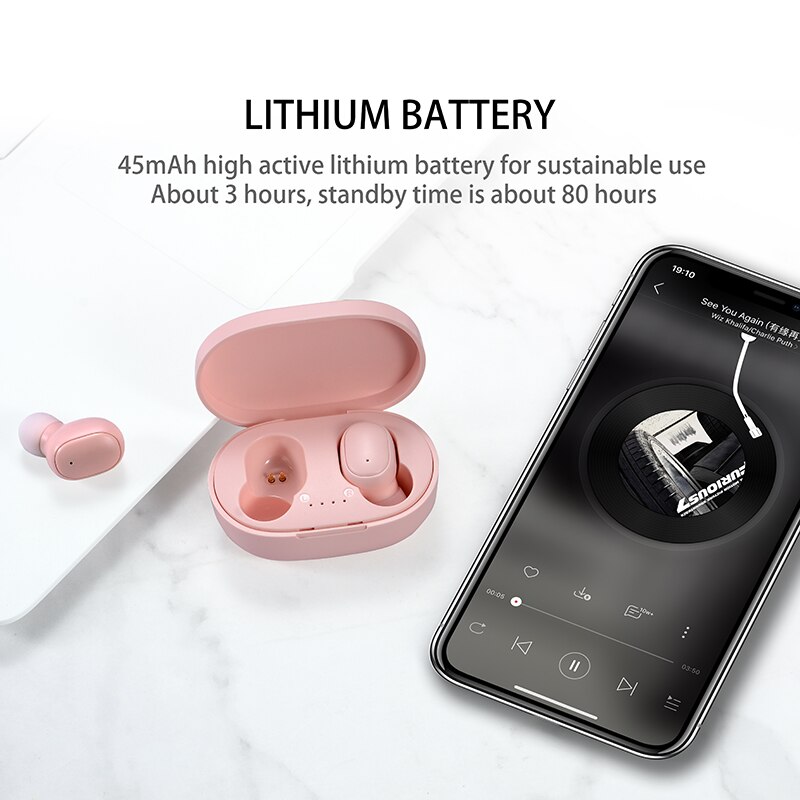 Słuchawki bezprzewodowe A6S TW – Wireless Earbuds Tws recenzja i cena