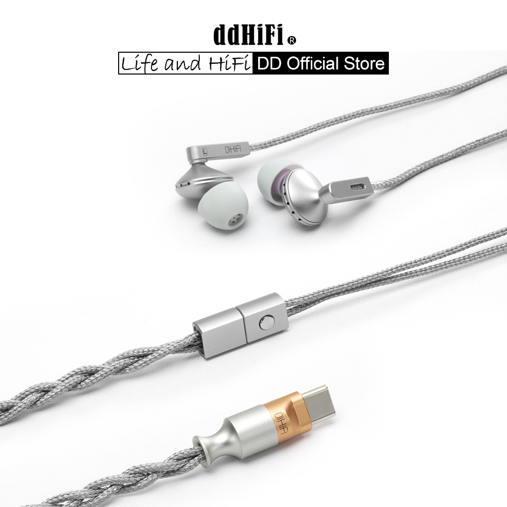 Słuchawki półotwarte planarne  – Usb C Earphone recenzja i cena