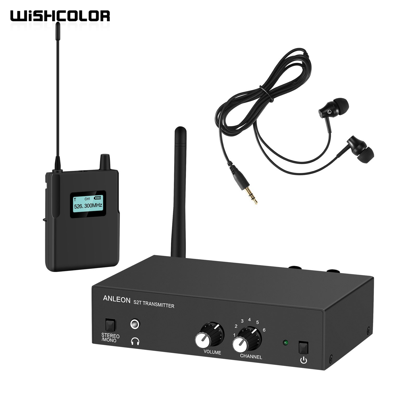 Wishcolor ANLEON S2 526-535MHz – In Ear Monitor Iem recenzja i cena