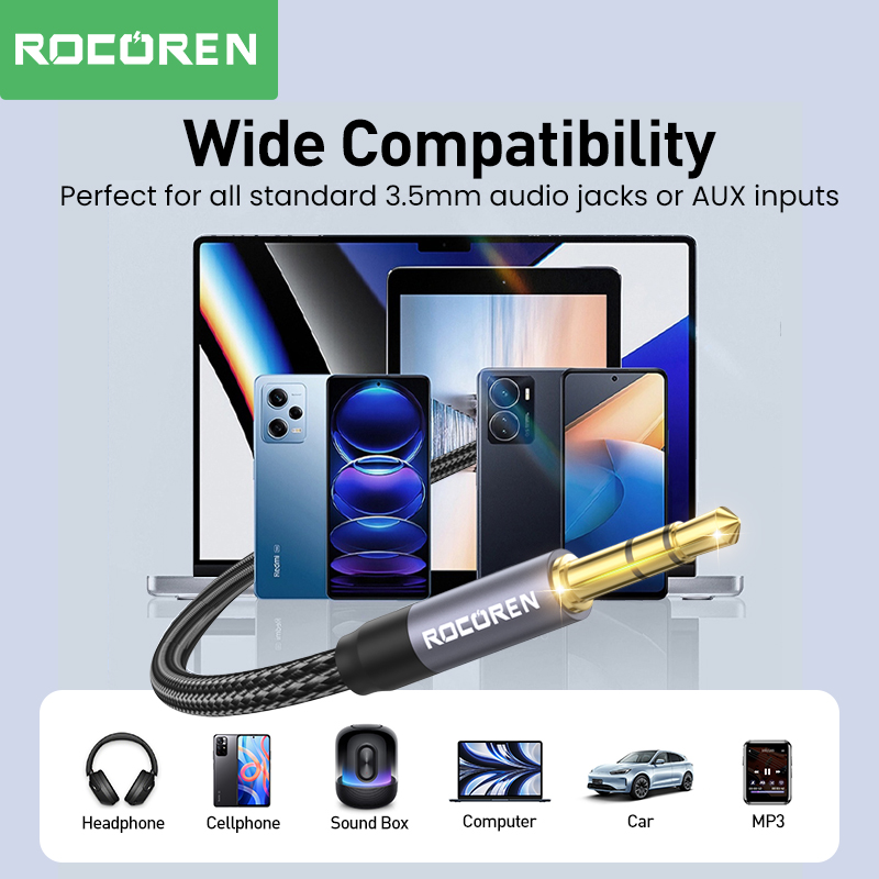 Rocoren 3.5mm Jack Kabel audio – Cable Extension 3.5 recenzja i cena