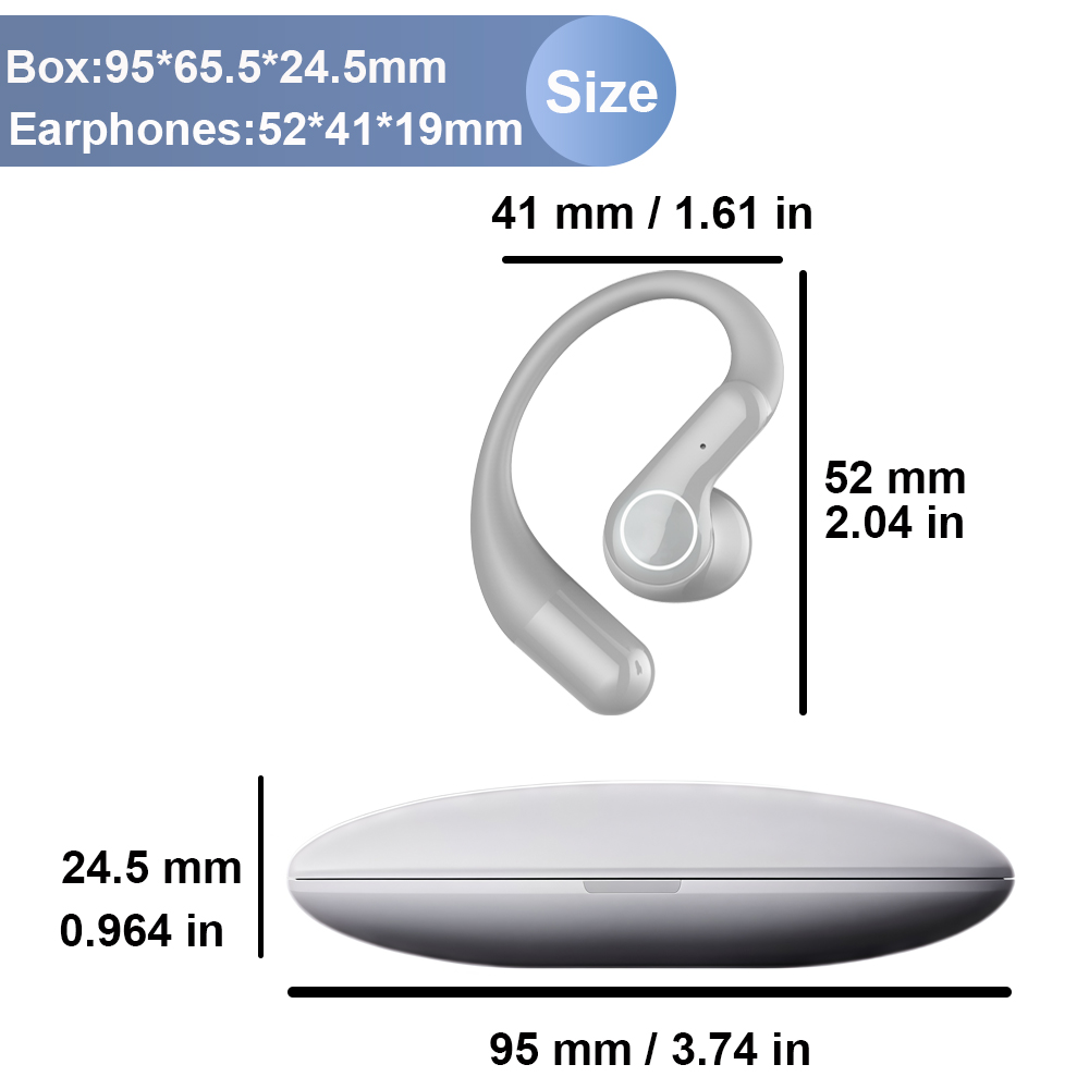 Słuchawki z tłumaczem AI, tłum – Earbuds Charging Case recenzja i cena