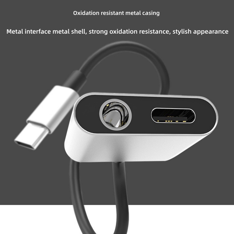 Adapter audio 2 w 1 typu C na  – Audiophile Headphone Wired recenzja i cena