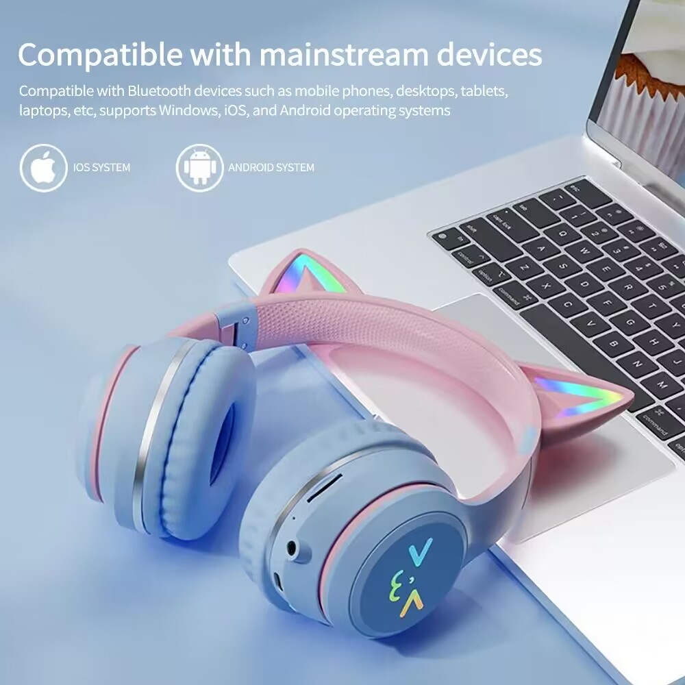Słuchawki RGB Glow Bezprzewodo – Gaming Headset Rgb recenzja i cena