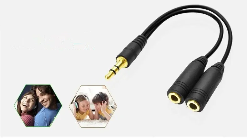 Rozgałęźnik słuchawek, przedłu – Earphone Splitter Jack recenzja i cena