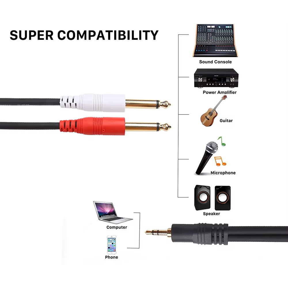 Jack 3.5mm (TRS), do podwójneg – Audio Splitter Y recenzja i cena