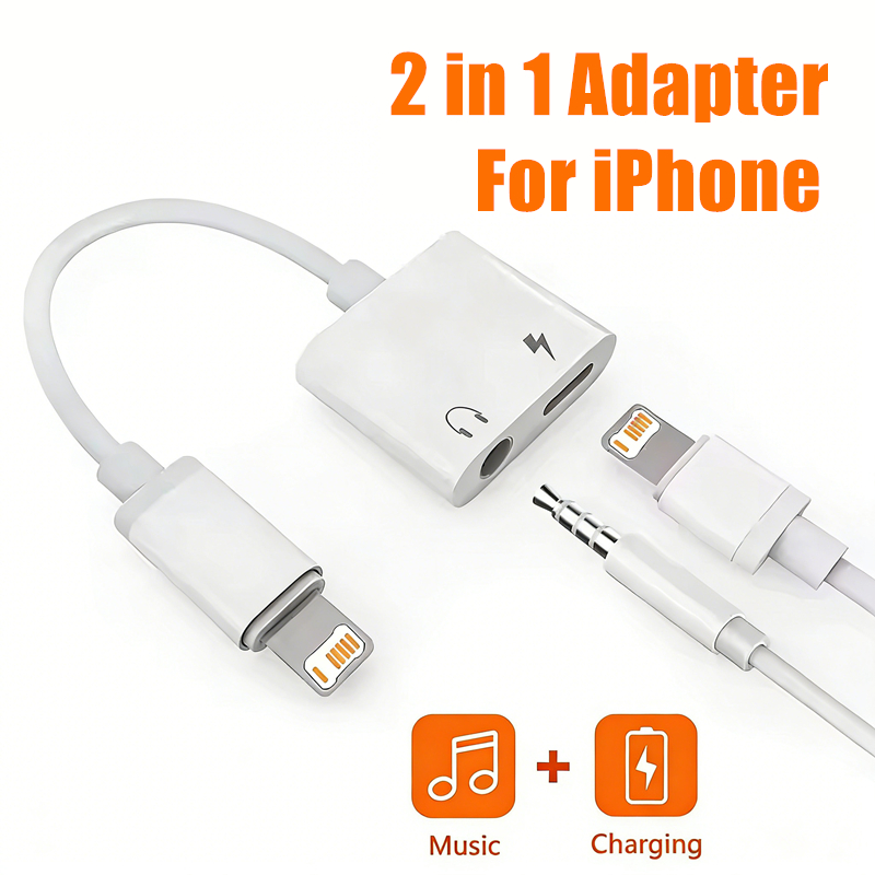 Adapter 2 w 1 iOS na gniazdo a – Earphone Splitter Jack recenzja i cena