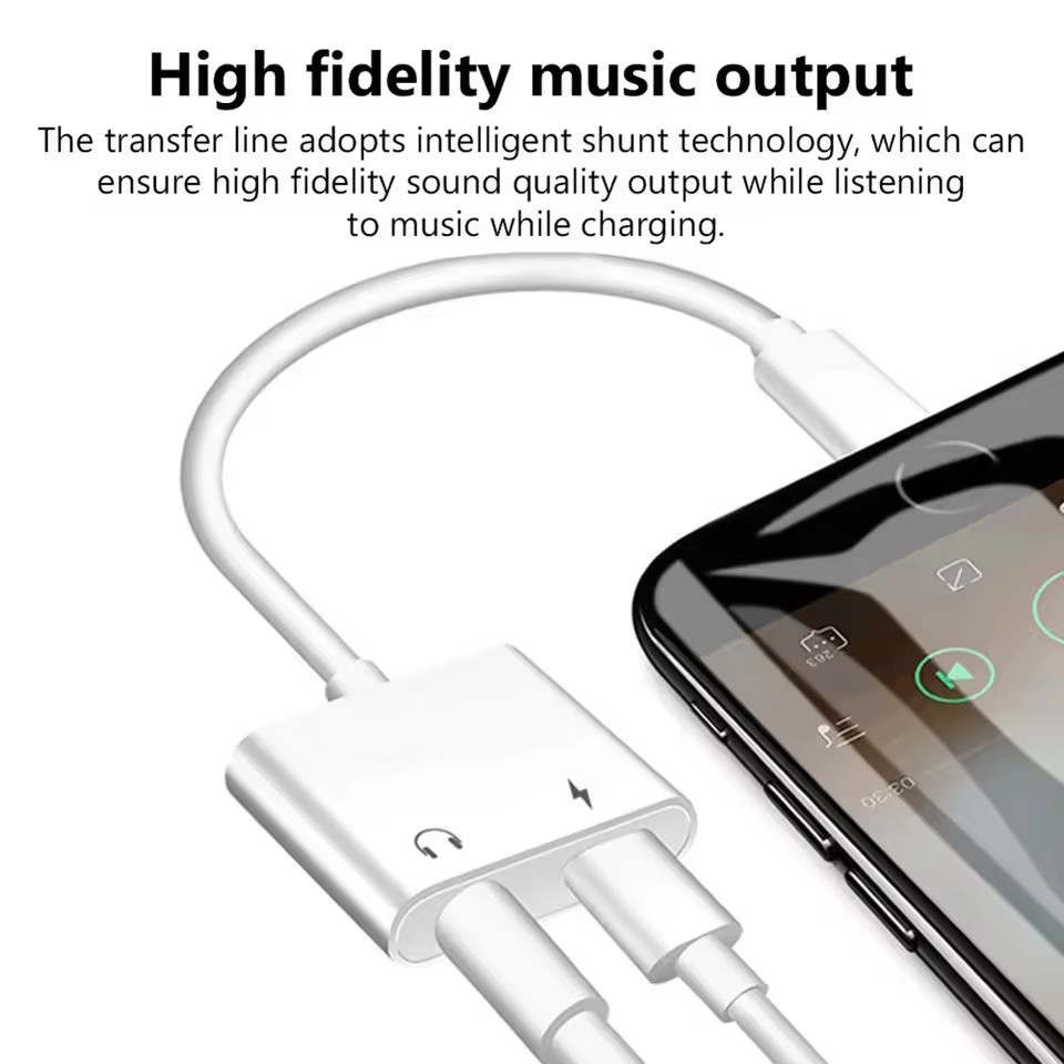 Adapter 2 w 1 iOS na gniazdo a – Earphone Splitter Jack recenzja i cena